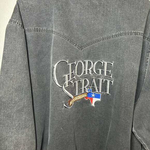 Vintage Wrangler BrushPopper George Straight Tour Country Music Jacket XL - Picture 11 of 12